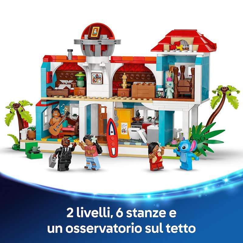 Lego Disney Casa Sulla Spiaggia di Lilo e Stitch 43268