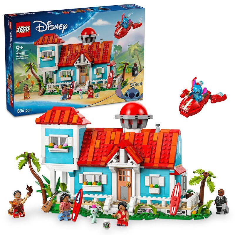 Lego Disney Casa Sulla Spiaggia di Lilo e Stitch 43268