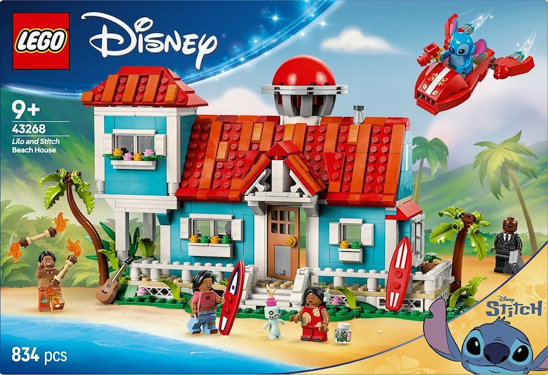 Lego Disney Casa Sulla Spiaggia di Lilo e Stitch 43268