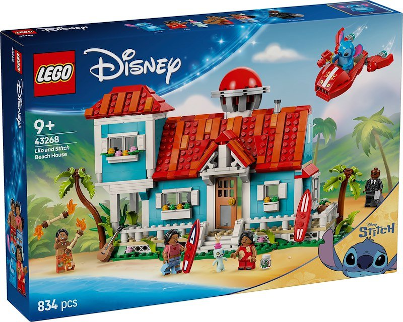 Lego Disney Casa Sulla Spiaggia di Lilo e Stitch 43268