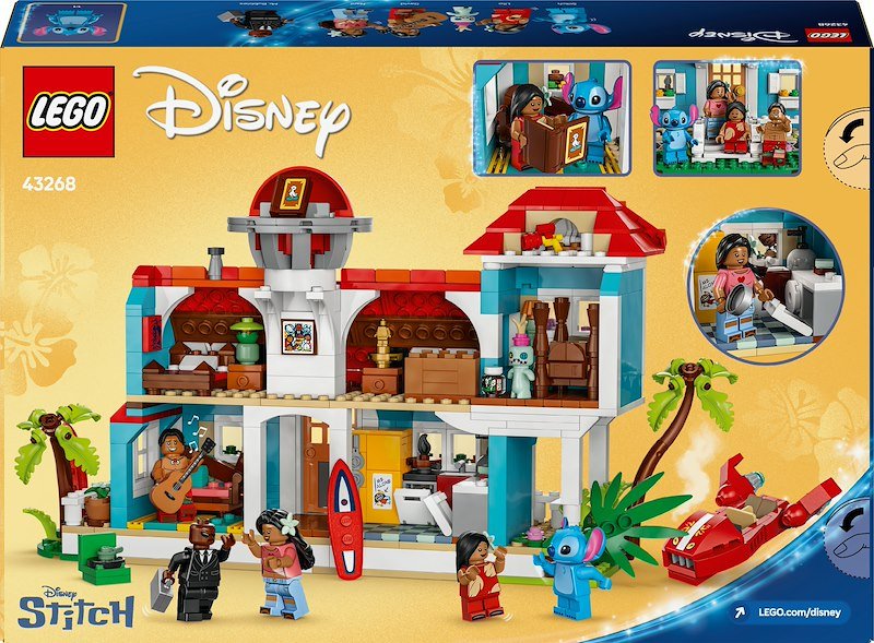 Lego Disney Casa Sulla Spiaggia di Lilo e Stitch 43268