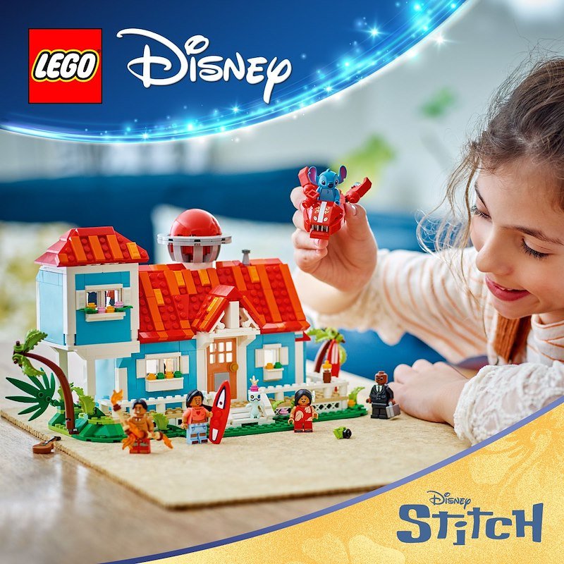 Lego Disney Casa Sulla Spiaggia di Lilo e Stitch 43268