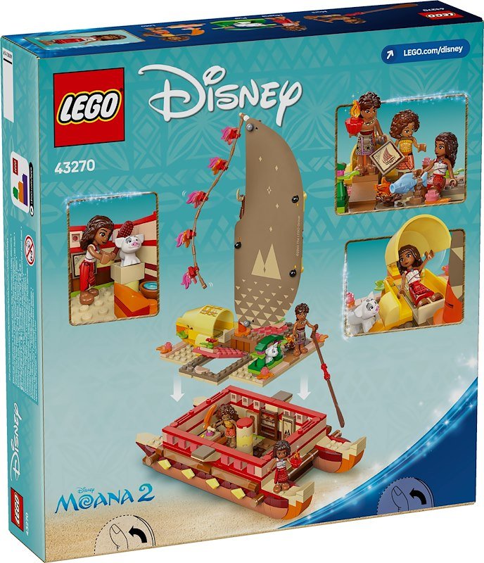 Lego® LA CANOA DI VAIANA - 43270