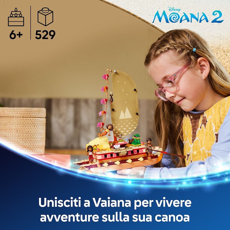 Lego® LA CANOA DI VAIANA - 43270