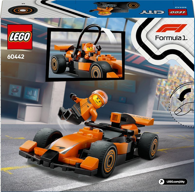 Lego® City Pilota e monoposto McLaren F1 (60442)