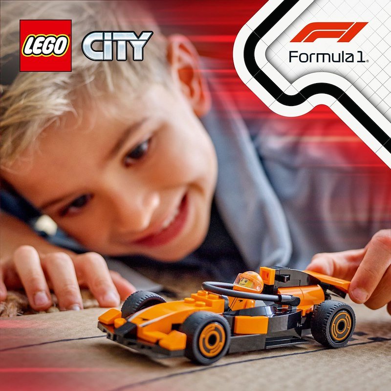 Lego® City Pilota e monoposto McLaren F1 (60442)