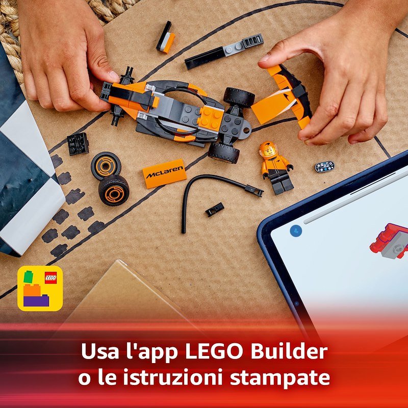 Lego® City Pilota e monoposto McLaren F1 (60442)