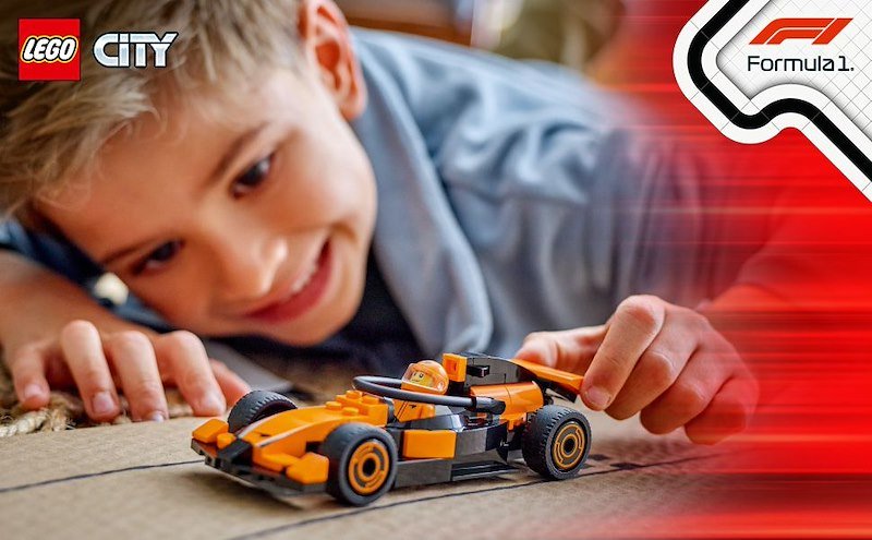 Lego® City Pilota e monoposto McLaren F1 (60442)
