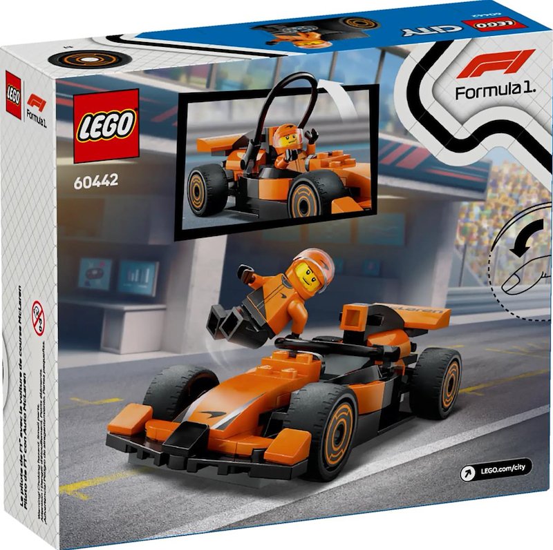 Lego® City Pilota e monoposto McLaren F1 (60442)