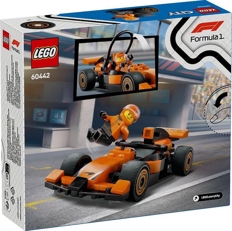 Lego® City Pilota e monoposto McLaren F1 (60442)