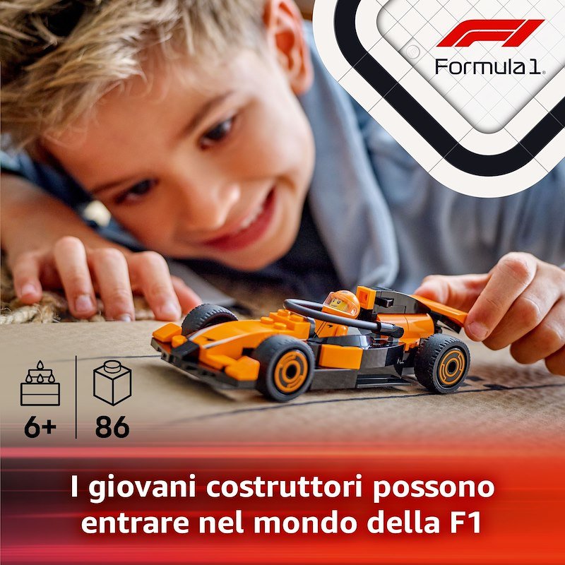 Lego® City Pilota e monoposto McLaren F1 (60442)