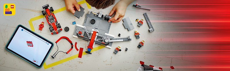 Lego® City Pit Stop e meccanici con monoposto Ferrari F1 (60443)