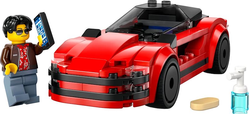Lego® City Auto sportiva rossa 60448