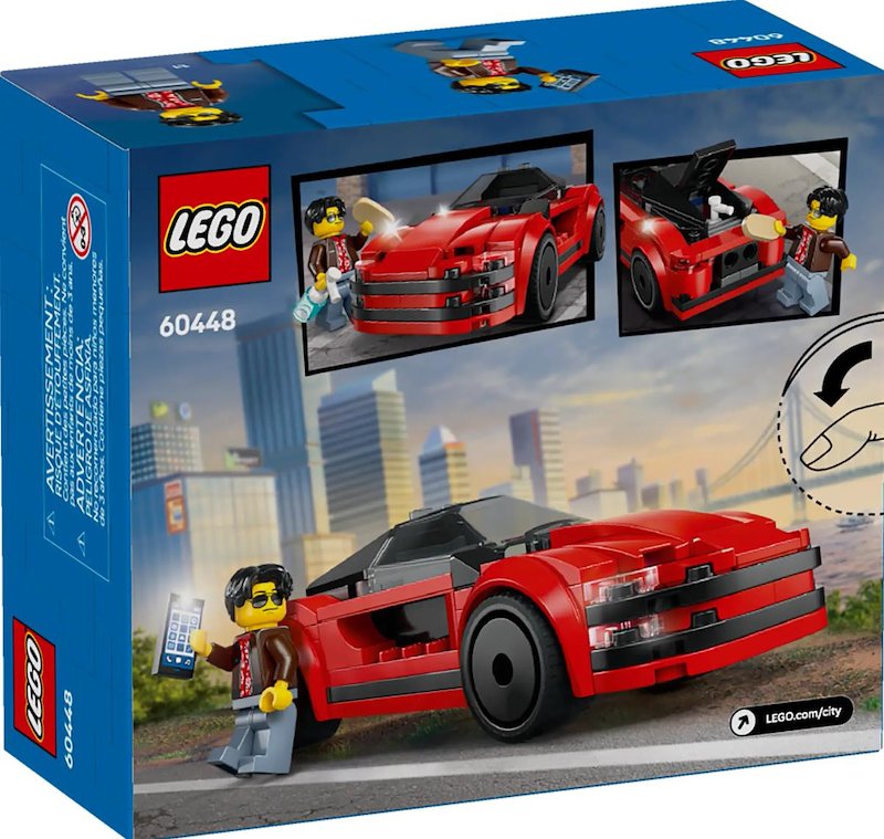 Lego® City Auto sportiva rossa 60448