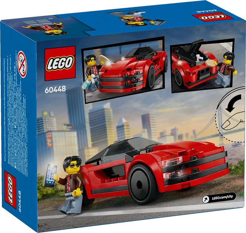 Lego® City Auto sportiva rossa 60448