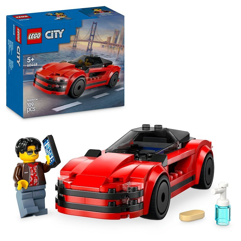 Lego® City Auto sportiva rossa 60448