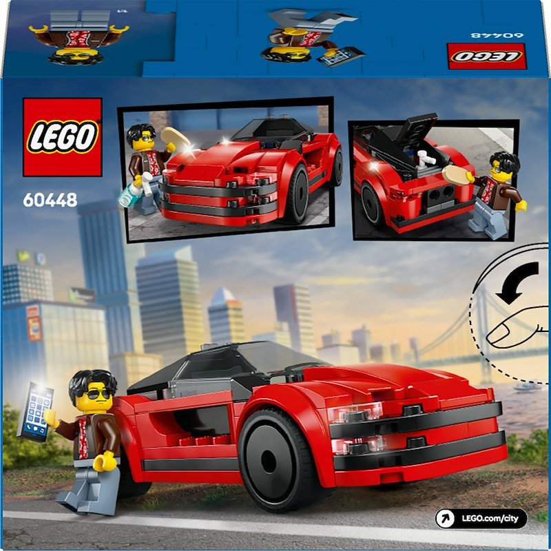 Lego® City Auto sportiva rossa 60448