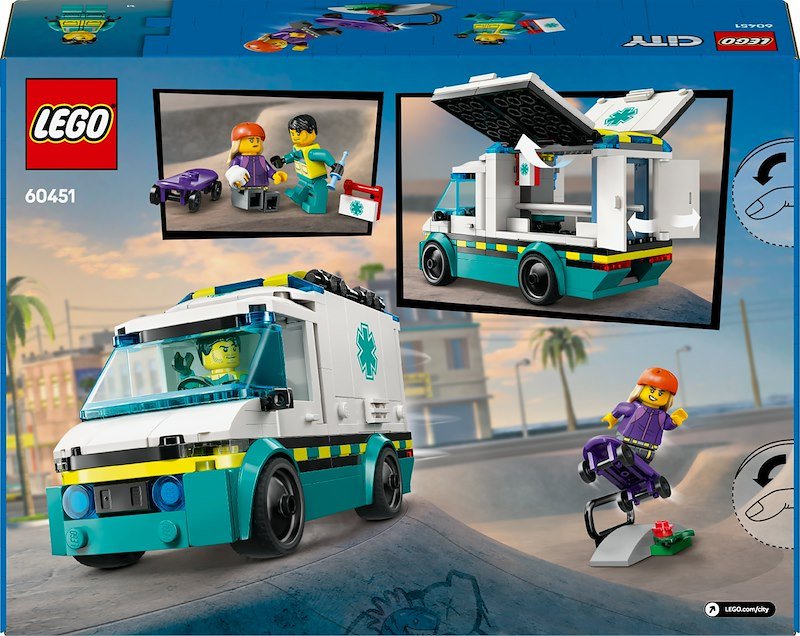 Lego® AMBULANZA DI EMERGENZA - 60451