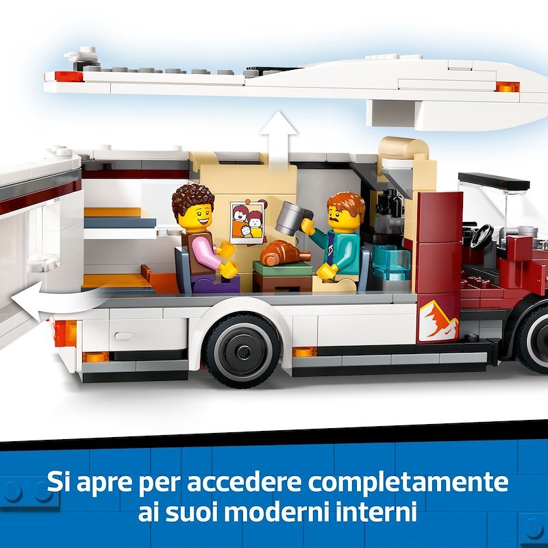 Lego® CAMPER VAN DELLEVACANZE D'AVVENTURA-60454