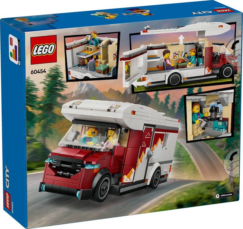 Lego® CAMPER VAN DELLEVACANZE D'AVVENTURA-60454