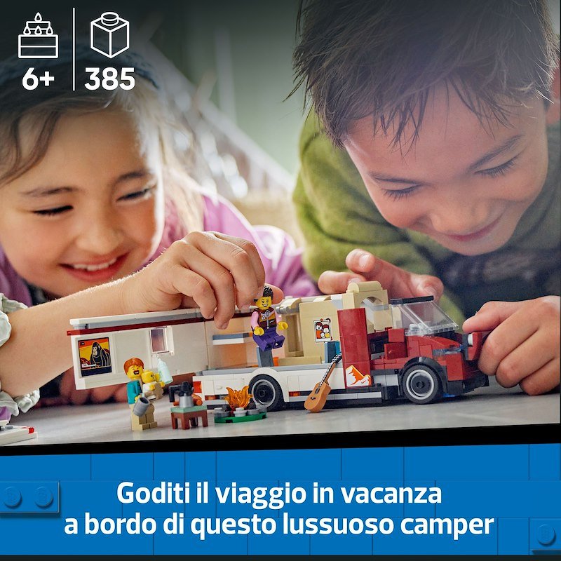 Lego® CAMPER VAN DELLEVACANZE D'AVVENTURA-60454