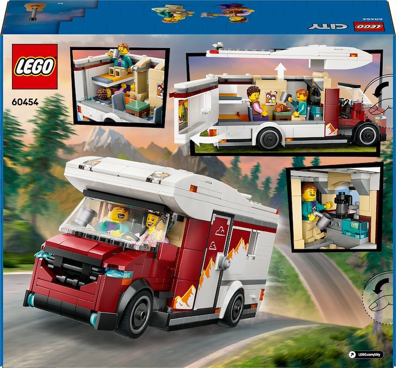 Lego® CAMPER VAN DELLEVACANZE D'AVVENTURA-60454