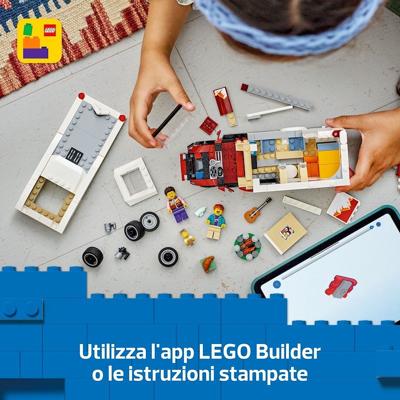 Lego® CAMPER VAN DELLEVACANZE D'AVVENTURA-60454