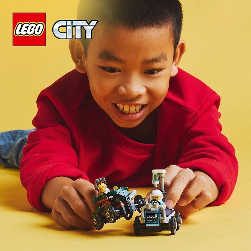 Lego® City Pack veicoli da corsa: aereo contro letto d’ospedale 60459
