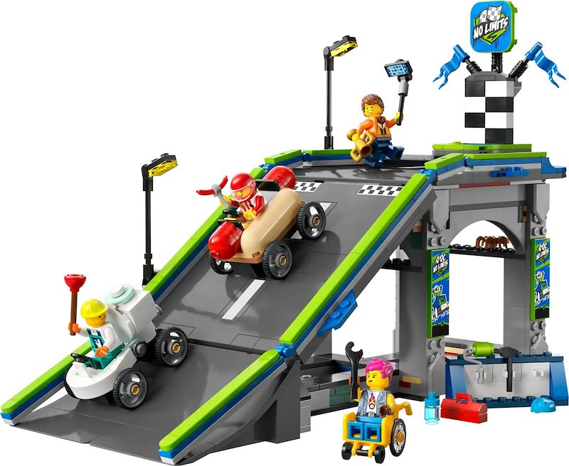 Lego® GARA SULLA PISTA A RAMPE - 60460