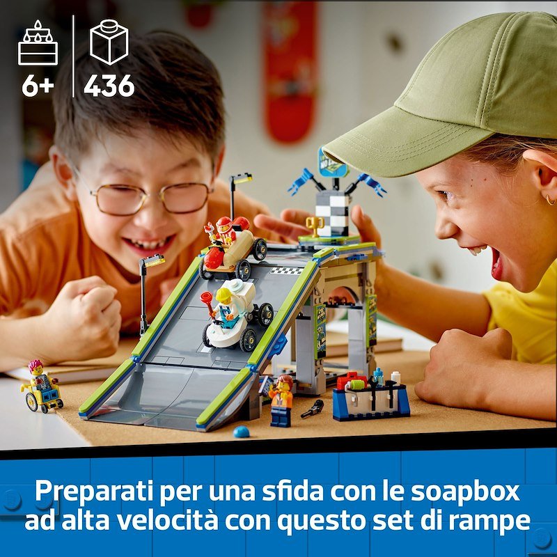 Lego® GARA SULLA PISTA A RAMPE - 60460