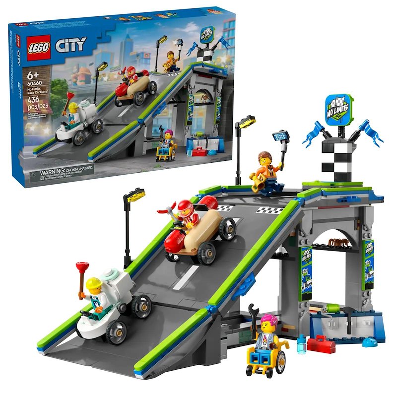 Lego® GARA SULLA PISTA A RAMPE - 60460