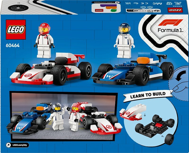 Lego® MONOPOSTO WILLIAMS RACING E HAAS FI- 60640