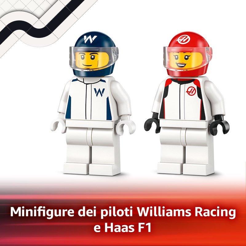 Lego® MONOPOSTO WILLIAMS RACING E HAAS FI- 60640