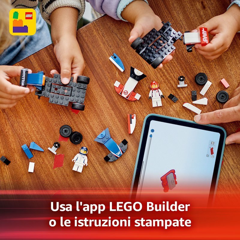 Lego® MONOPOSTO WILLIAMS RACING E HAAS FI- 60640