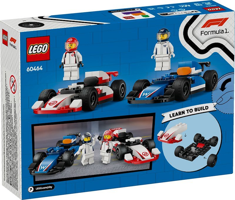 Lego® MONOPOSTO WILLIAMS RACING E HAAS FI- 60640
