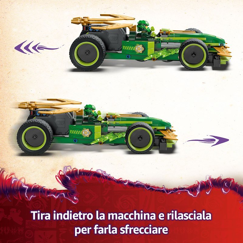 Lego® NINJAGO Racer pull-back di Lloyd 71828