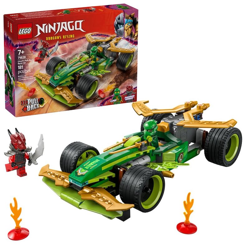Lego® NINJAGO Racer pull-back di Lloyd 71828