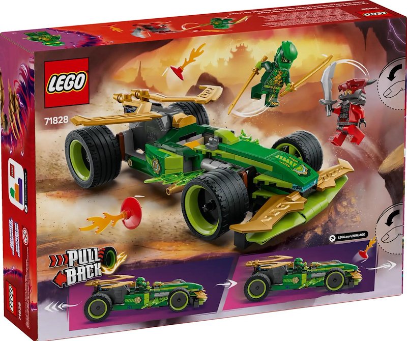 Lego® NINJAGO Racer pull-back di Lloyd 71828