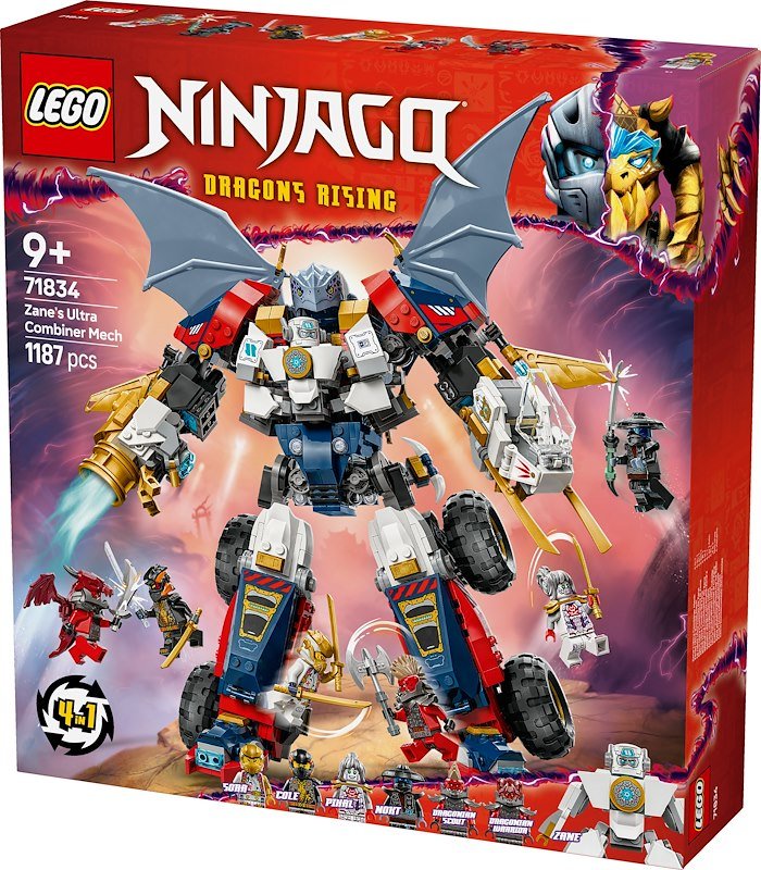 Lego Ninjago Mech Ultra Combinatore di Zane 71834