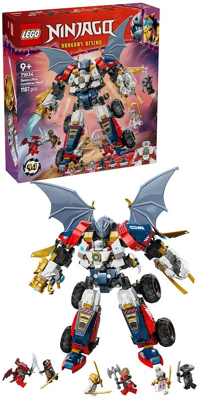 Lego Ninjago Mech Ultra Combinatore di Zane 71834