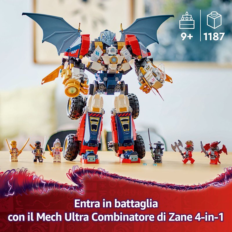 Lego Ninjago Mech Ultra Combinatore di Zane 71834
