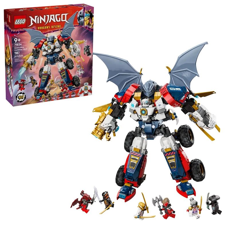 Lego Ninjago Mech Ultra Combinatore di Zane 71834