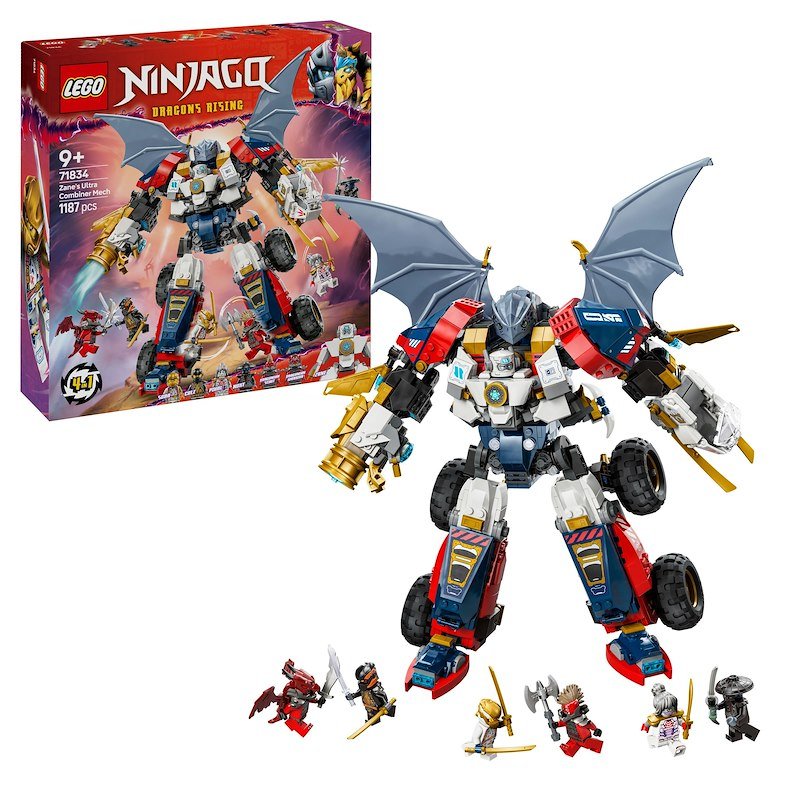 Lego Ninjago Mech Ultra Combinatore di Zane 71834