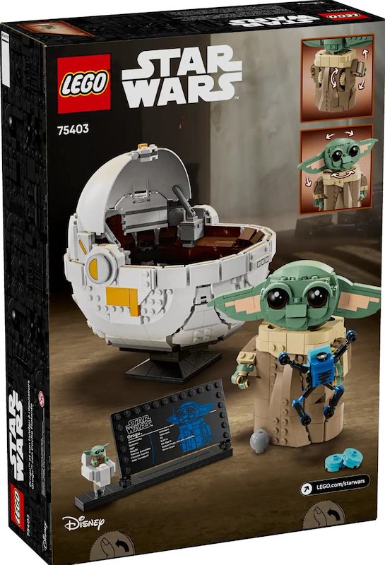 Lego Star Wars Grogu e Carrozzina 75403