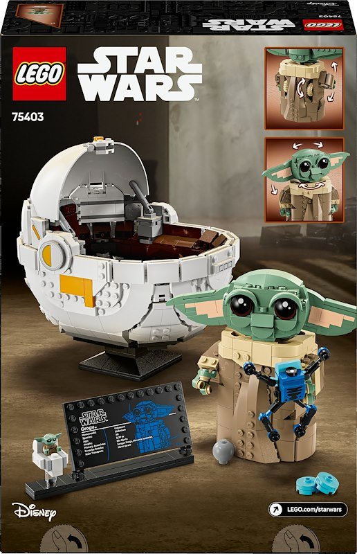 Lego Star Wars Grogu e Carrozzina 75403