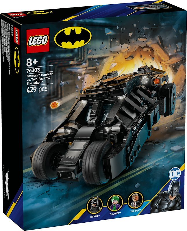 Lego® DC Super Heroes Tumbler di Batman contro Two-Face e The Joker 76303