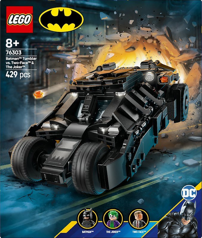 Lego® DC Super Heroes Tumbler di Batman contro Two-Face e The Joker 76303