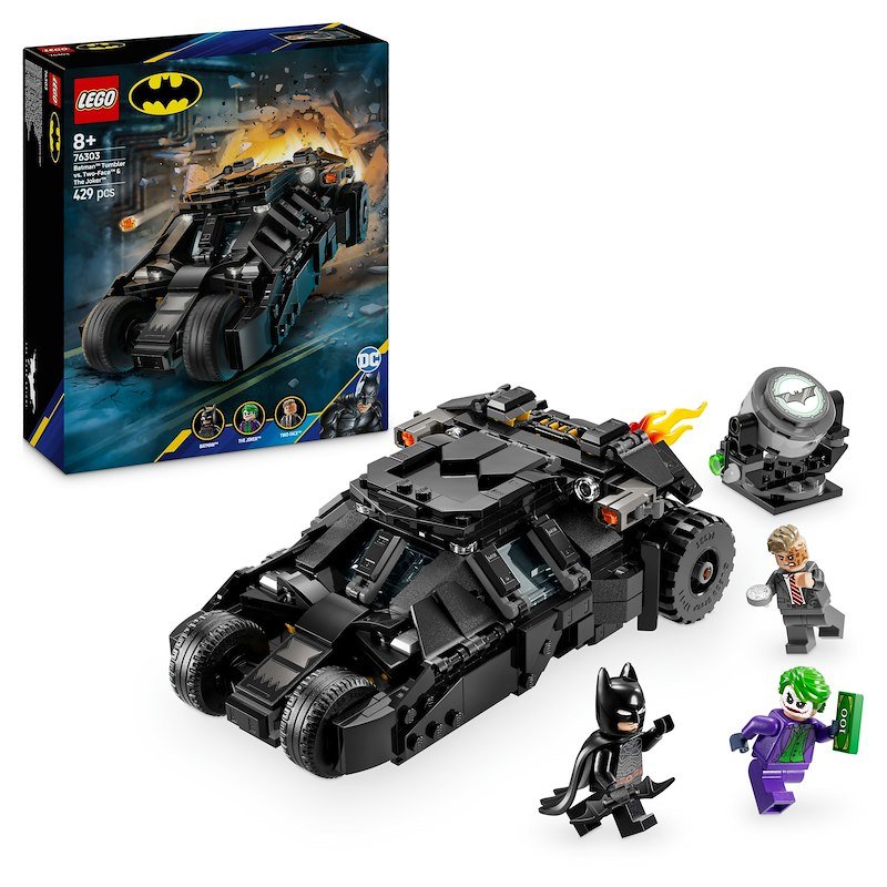 Lego® DC Super Heroes Tumbler di Batman contro Two-Face e The Joker 76303