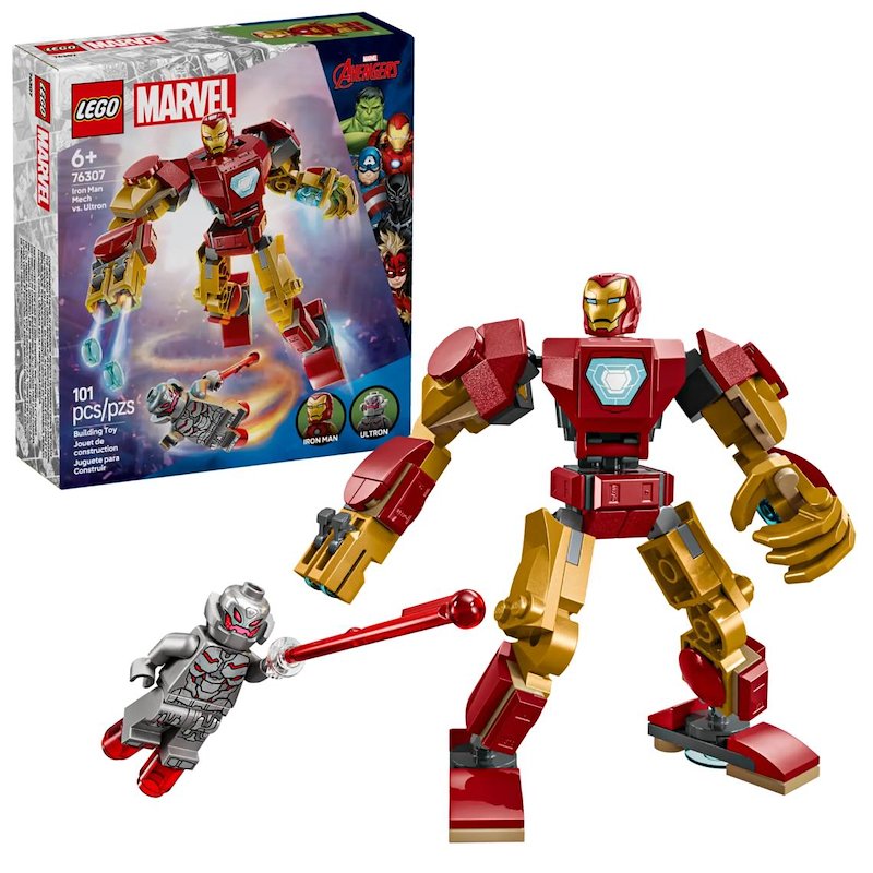 Lego® Marvel Mech di Iron Man contro Ultron 76307