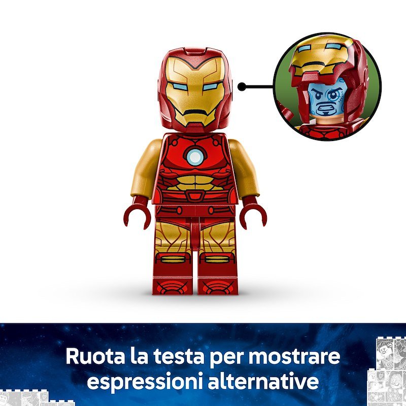 Lego® Marvel Mech di Iron Man contro Ultron 76307